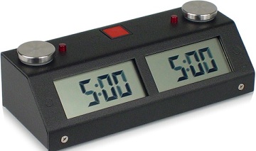 Chess Time Clock: Black Chess Clock