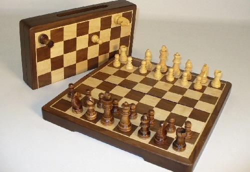 Travel Chess Set: Folding Magnetic Chess Set